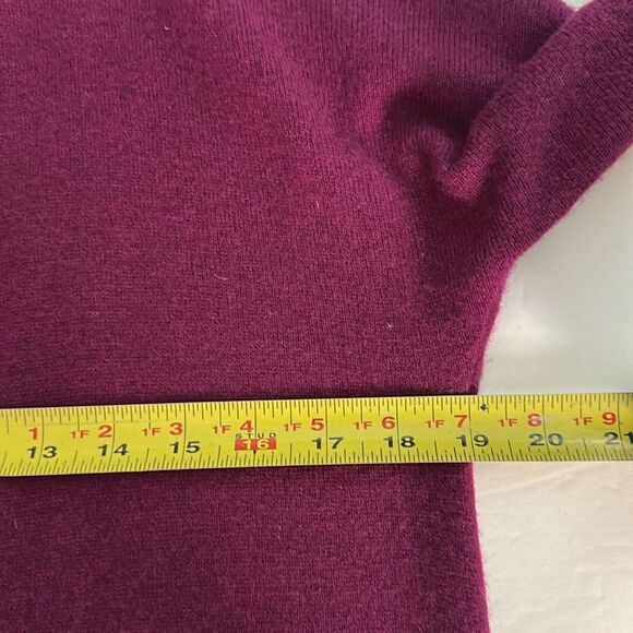 PROJECT Cashmere Open Front Cardigan Sweater Purple V-neck size S - Picture 8 of 8